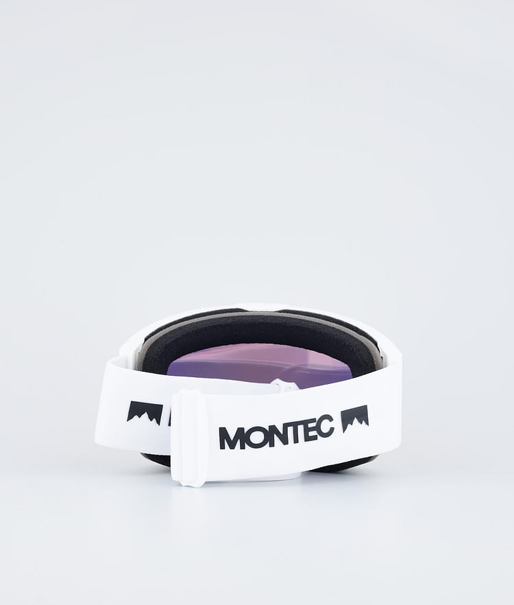 Montec Scope 2022 Ski Goggles White/Ruby Red Mirror