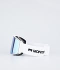 Montec Scope 2022 Masque de ski White/Moon Blue Mirror