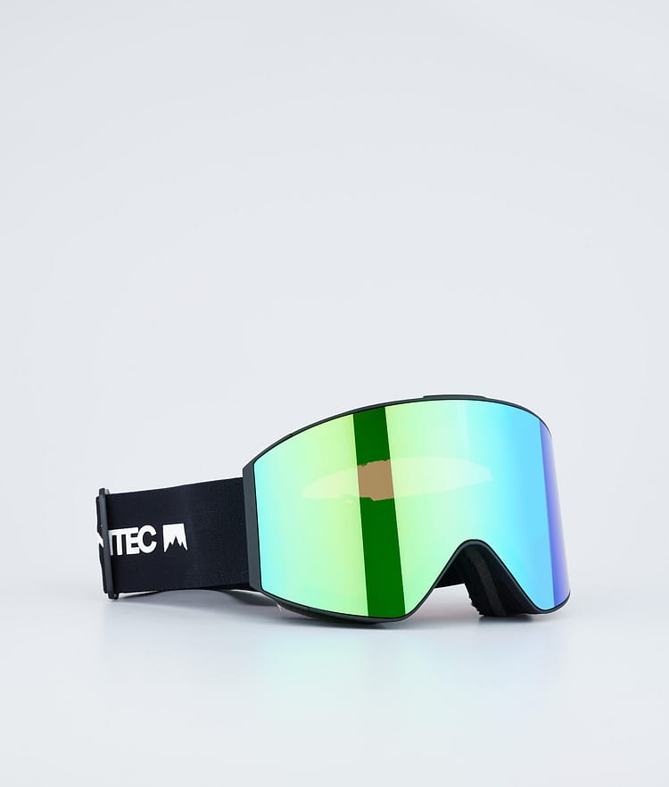 Montec Scope 22 Goggle Lens Snow Vervangingslens Tourmaline Green Mirror, Afbeelding 2 van 3