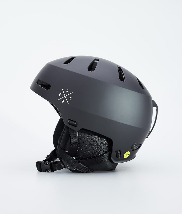 Dope Macon 2.0 MIPS Dope X-Up 2022 Ski Helmet Matte Black w/ Black Liner