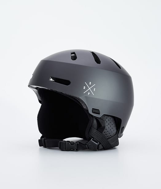 Dope Macon 2.0 Dope X-Up 2022 Ski Helmet Matte Black w/ Black Liner