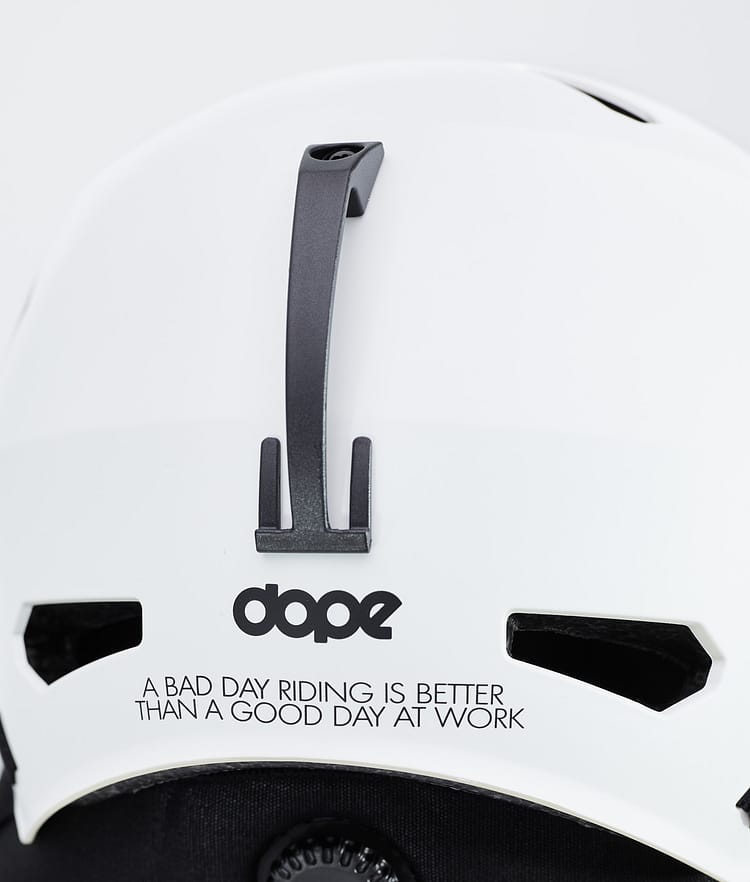 Dope Macon 2.0 Dope Classic 2022 Casque de Ski Matte White w/ Black Liner