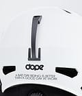 Dope Macon 2.0 Dope Classic 2022 Skihelm Matte White w/ Black Liner