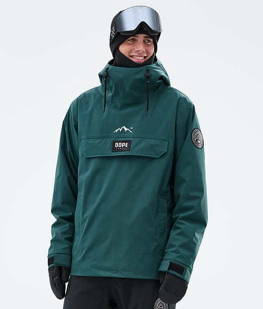 Dope Blizzard Ski Jacket Men Bottle Green