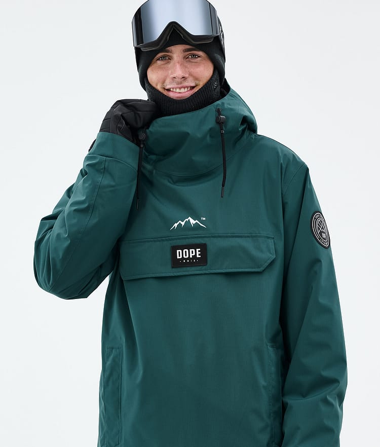 Dope Blizzard Ski Jacket Men Bottle Green, Image 2 of 8