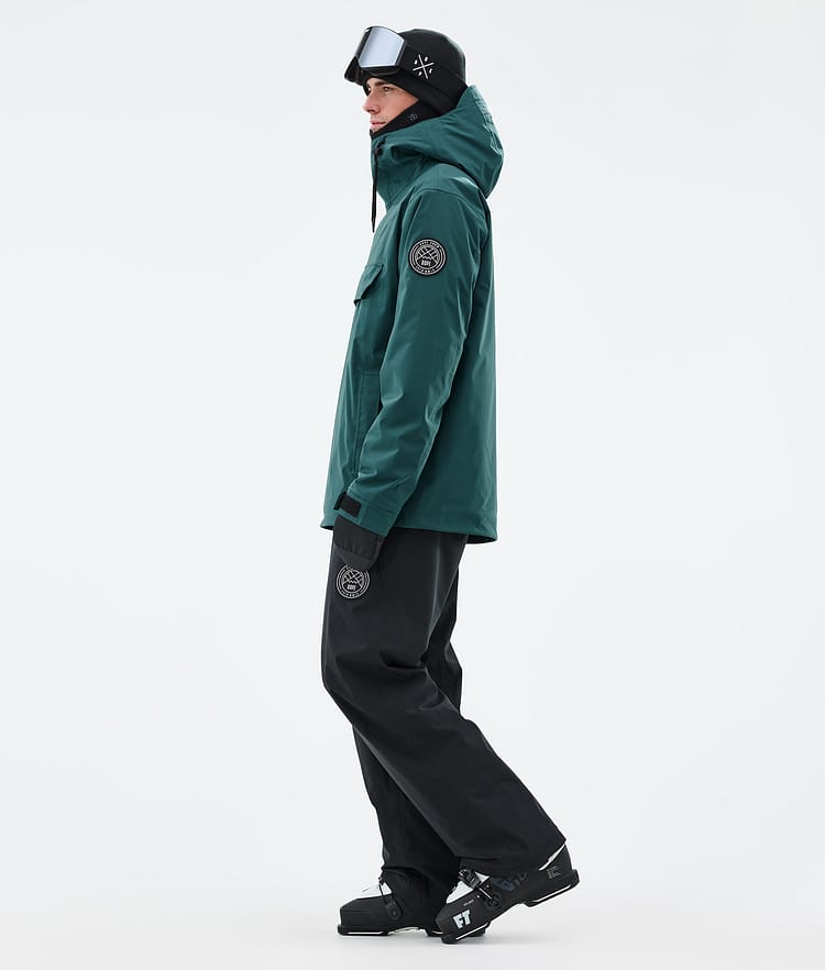 Dope Blizzard Ski Jacket Men Bottle Green, Image 3 of 8