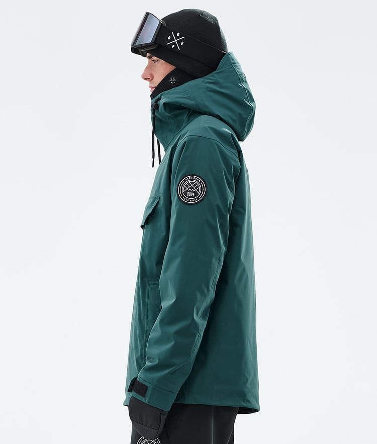 Dope Blizzard Ski Jacket Men Bottle Green, Image 5 of 8