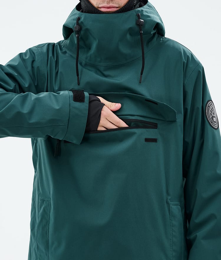 Dope Blizzard Ski Jacket Men Bottle Green, Image 8 of 8