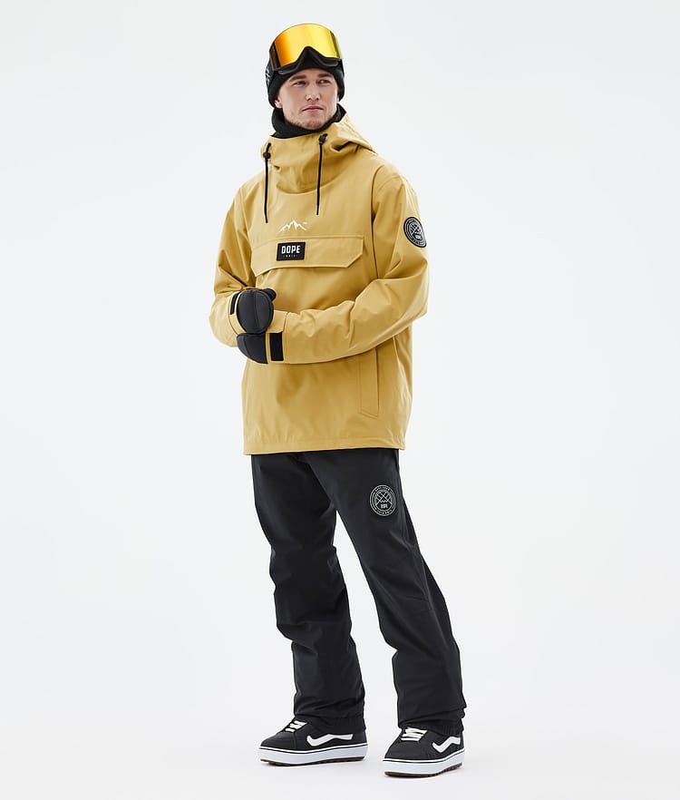 Dope Blizzard 2022 Snowboard Jacket Men Ochre