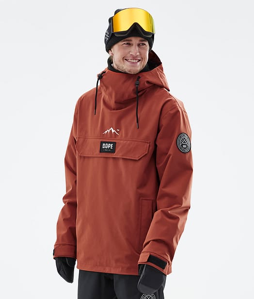 Dope Blizzard 2022 Snowboard Jacket Men Rust