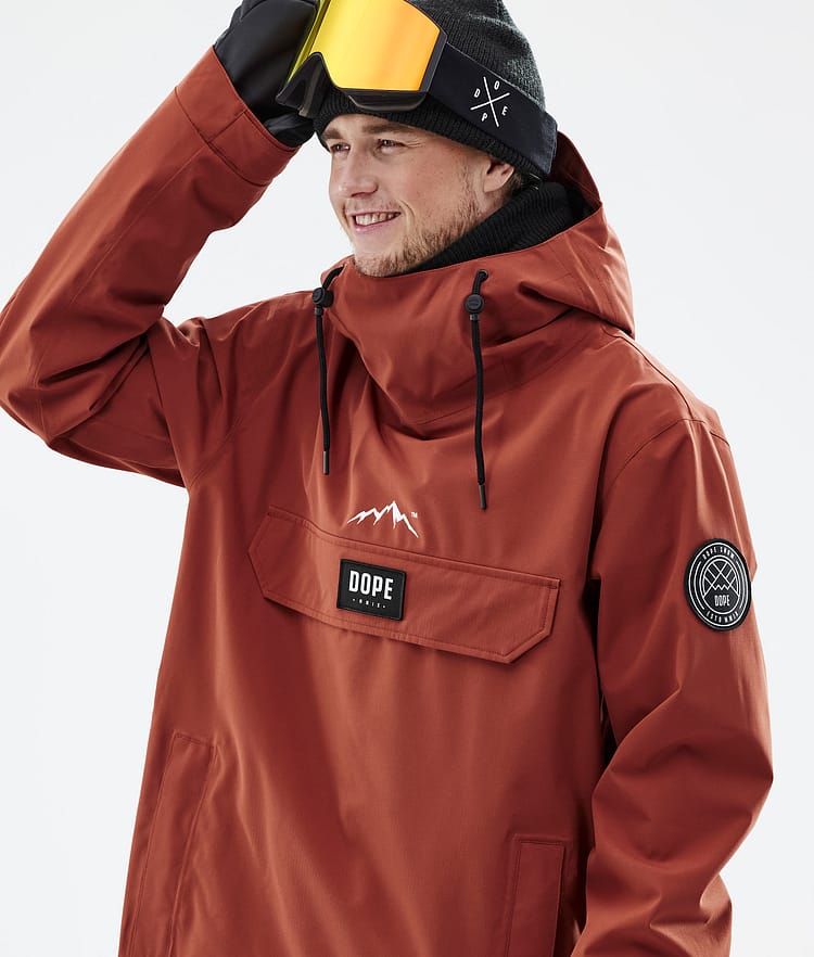 Dope Blizzard 2022 Snowboard Jacket Men Rust