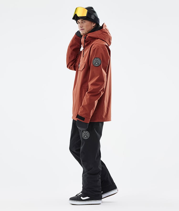 Dope Blizzard 2022 Snowboard Jacket Men Rust