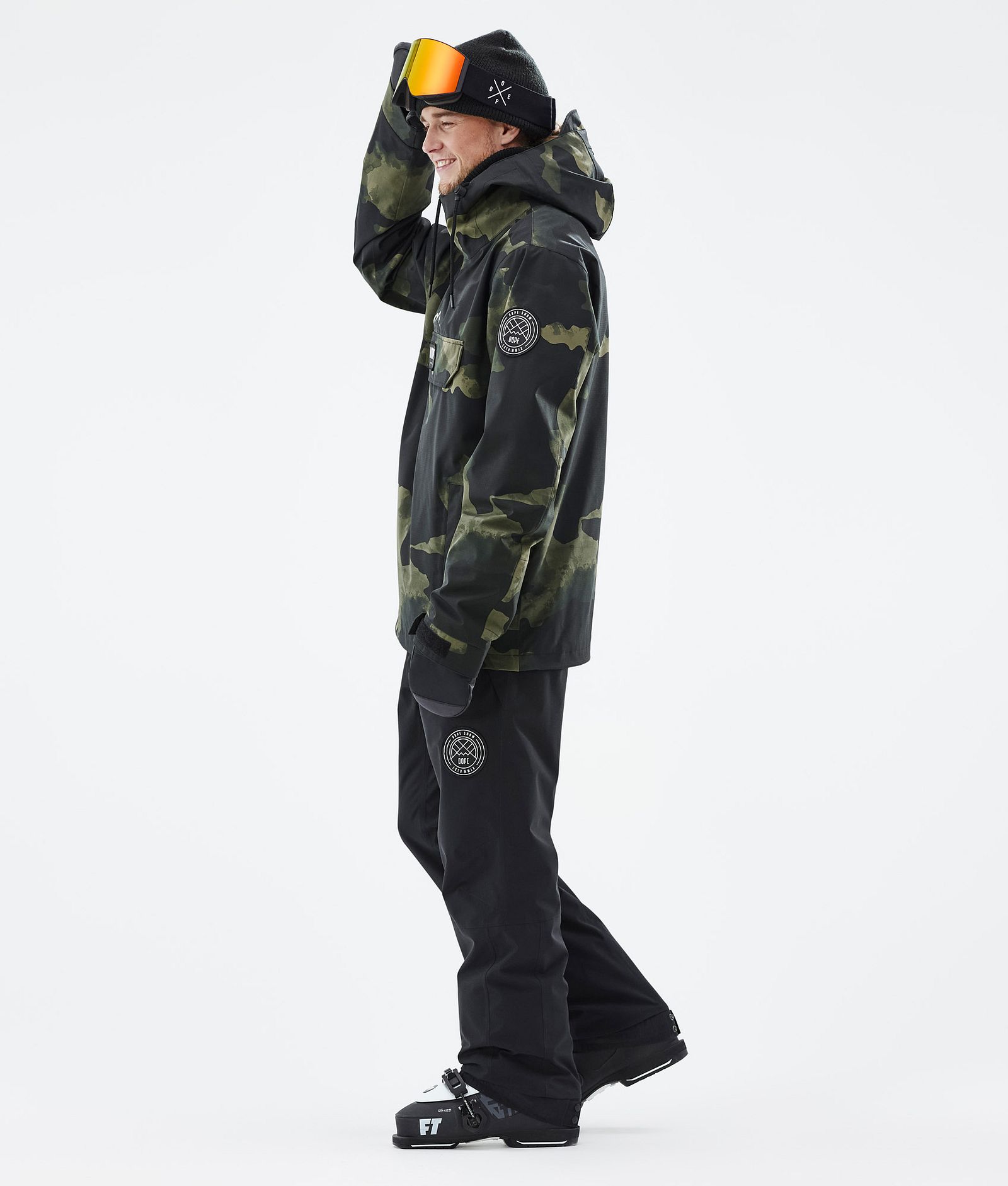 Dope Blizzard 2022 Giacca Sci Uomo Green Camo, Immagine 4 di 9