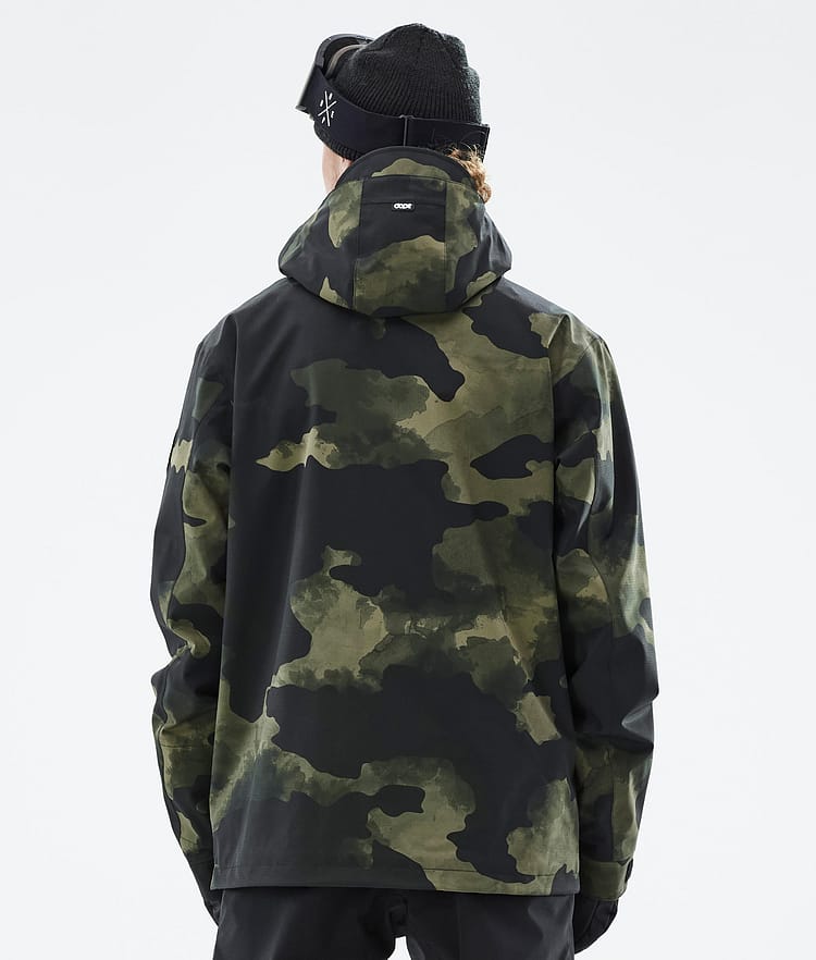 Dope Blizzard 2022 Veste Snowboard Homme Green Camo, Image 7 sur 9