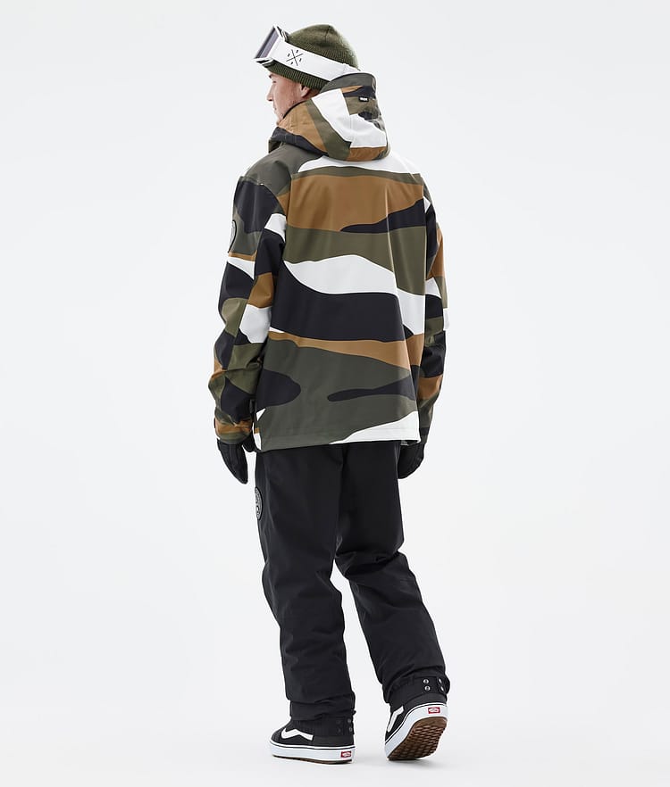 Dope Blizzard 2022 Snowboardjakke Herre Shards Gold Olive, Billede 5 af 9
