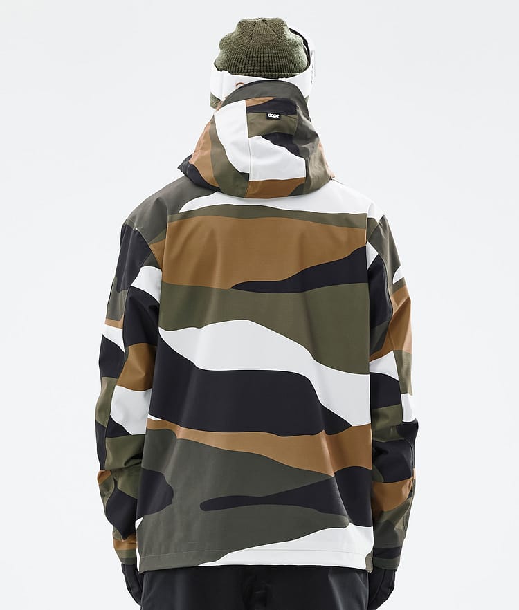 Dope Blizzard 2022 Snowboardjakke Herre Shards Gold Olive, Billede 7 af 9