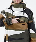 Dope Blizzard 2022 Snowboard Jacket Men Shards Gold Olive, Image 9 of 9