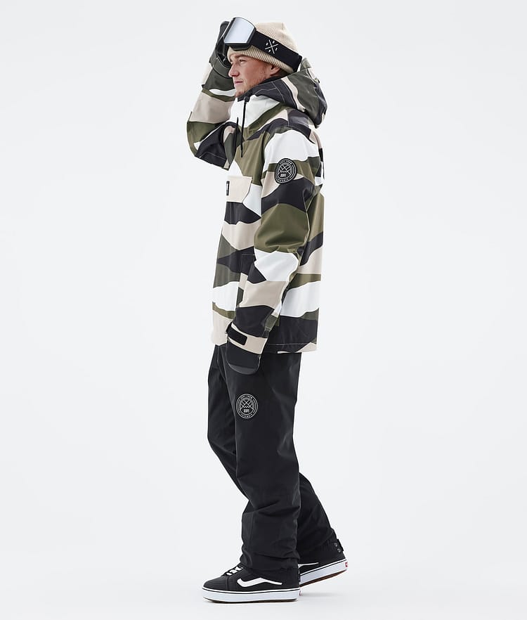 Dope Blizzard 2022 Snowboard Jacket Men Shards Sand Olive, Image 4 of 9