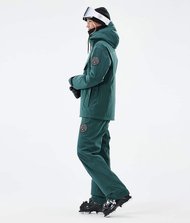 Dope Blizzard W Ski jas Dames Bottle Green, Afbeelding 3 van 8