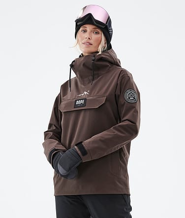 Dope Blizzard W 2022 Bunda na Snowboard Dámské Brown Renewed