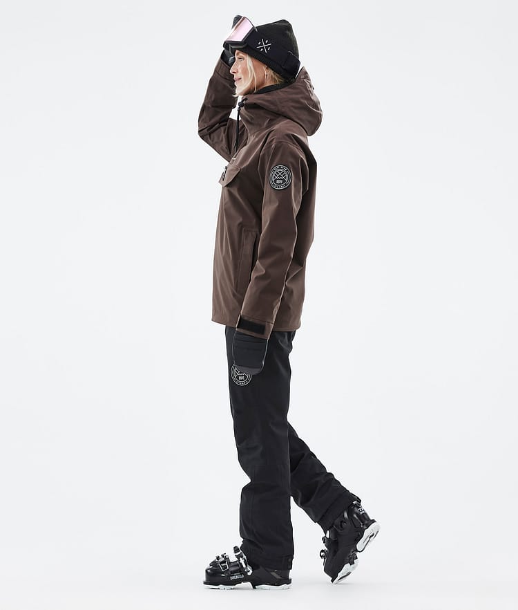 Dope Blizzard W 2022 Skijacke Damen Brown, Bild 4 von 9