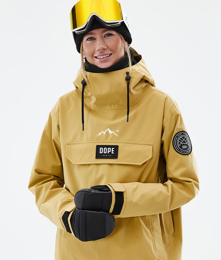 Dope Blizzard W 22 Kurtka Snowboardowa Kobiety Ochre, Zdjęcie 2 z 9