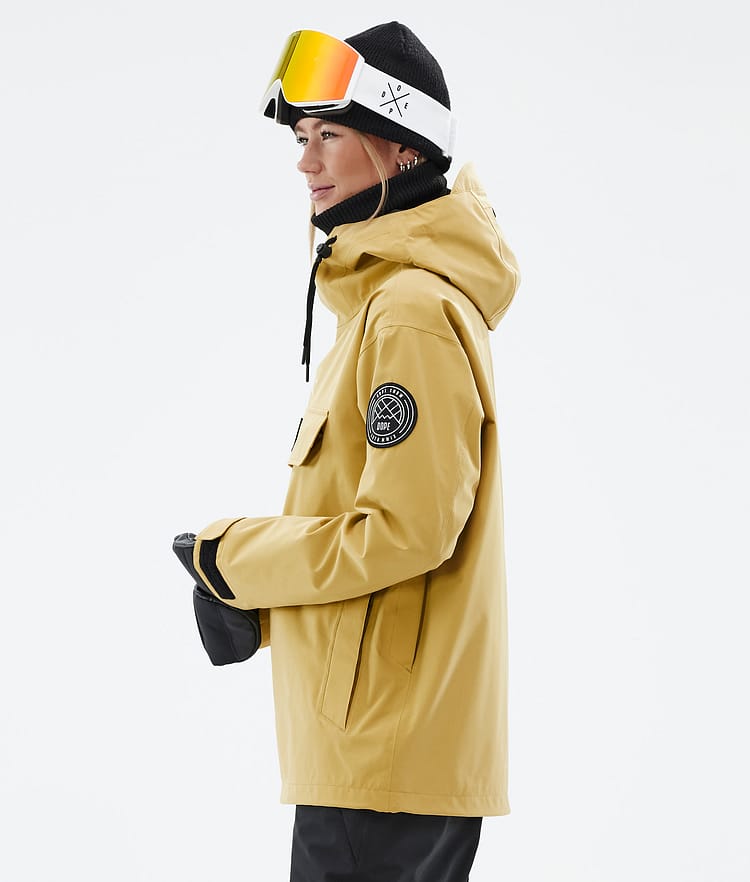 Dope Blizzard W 22 Kurtka Snowboardowa Kobiety Ochre, Zdjęcie 6 z 9