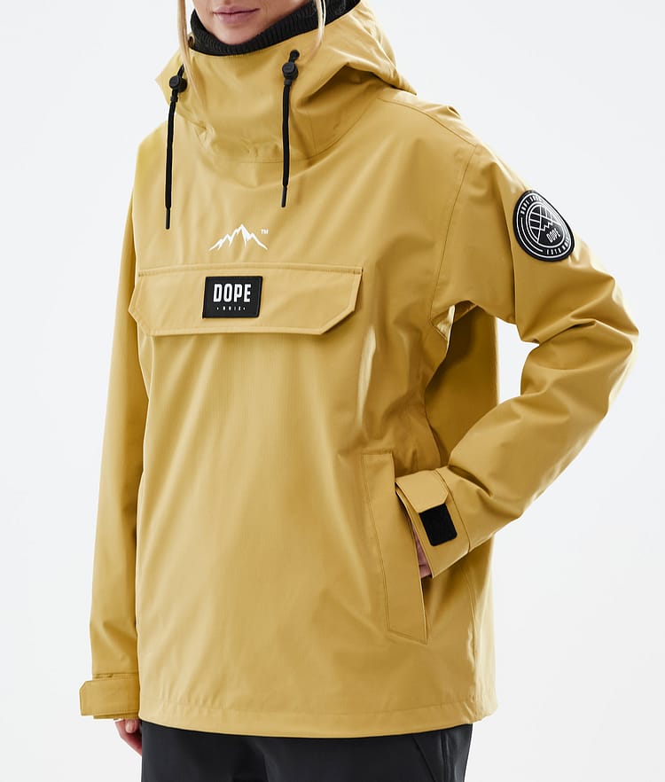 Dope Blizzard W 2022 Veste Snowboard Femme Ochre, Image 8 sur 9