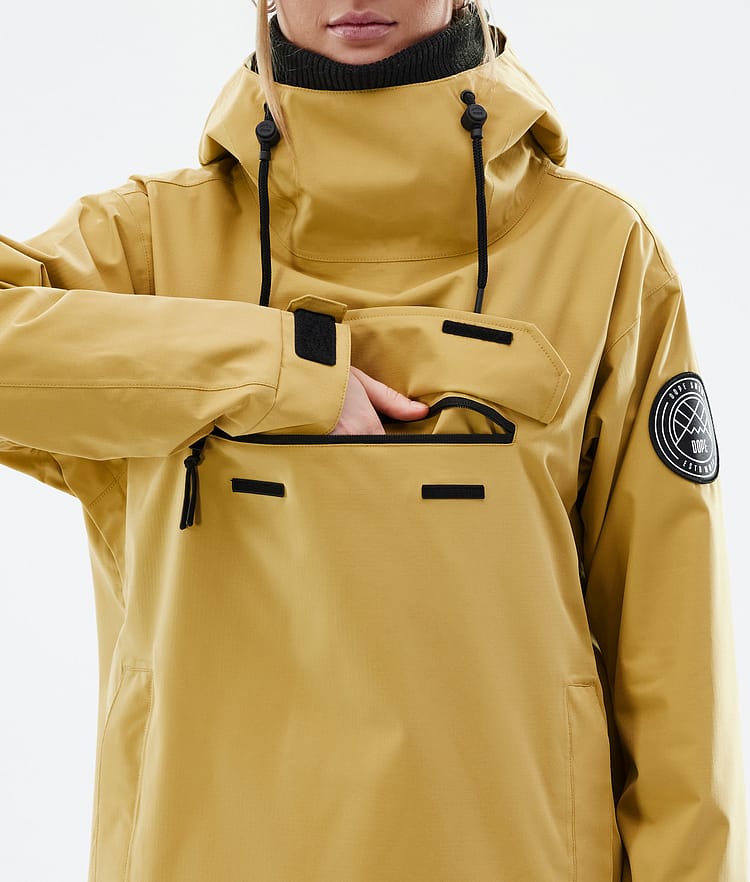 Dope Blizzard W 22 Kurtka Snowboardowa Kobiety Ochre, Zdjęcie 9 z 9