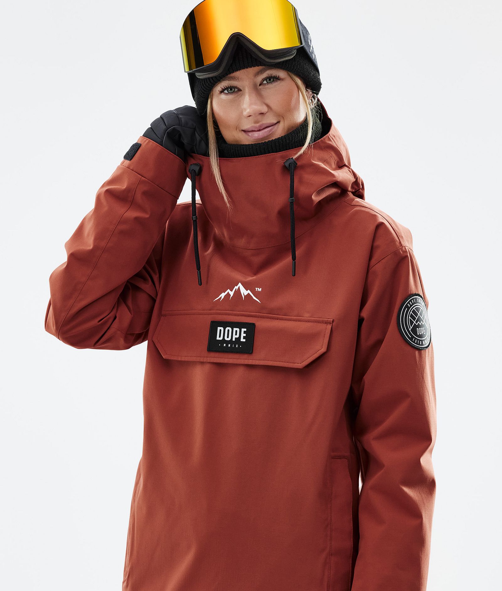 Dope Blizzard W 2022 Ski Jacket Women Rust