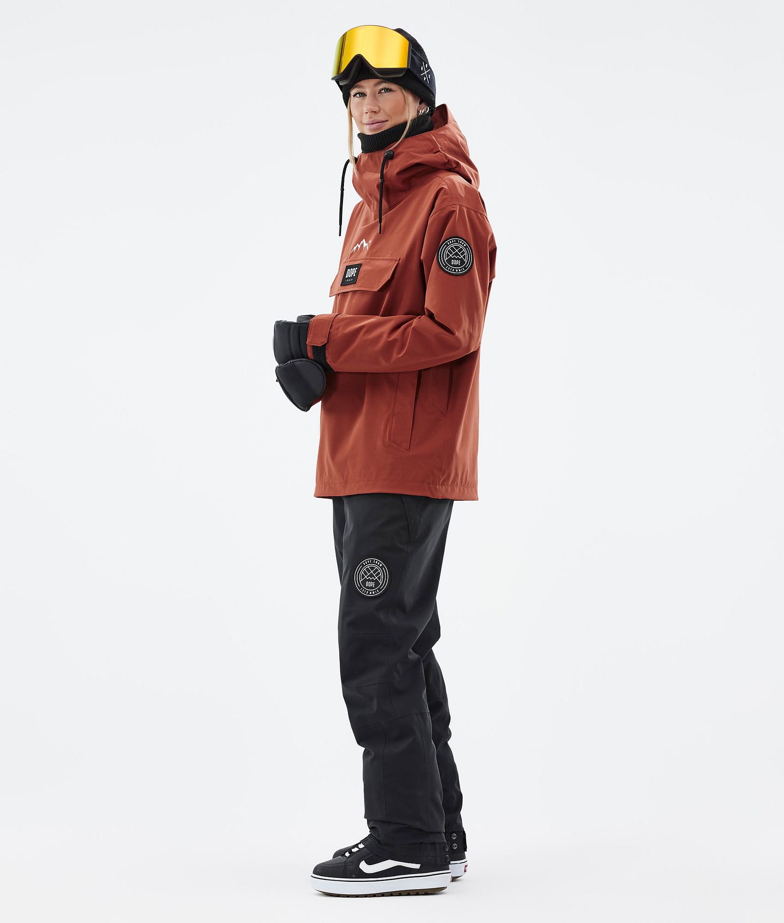 Dope Blizzard W 2022 Veste Snowboard Femme Rust, Image 4 sur 9