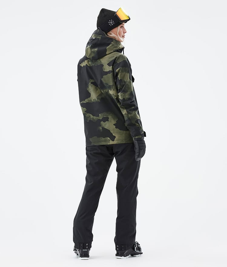 Dope Blizzard W 2022 Skijacke Damen Green Camo, Bild 5 von 9