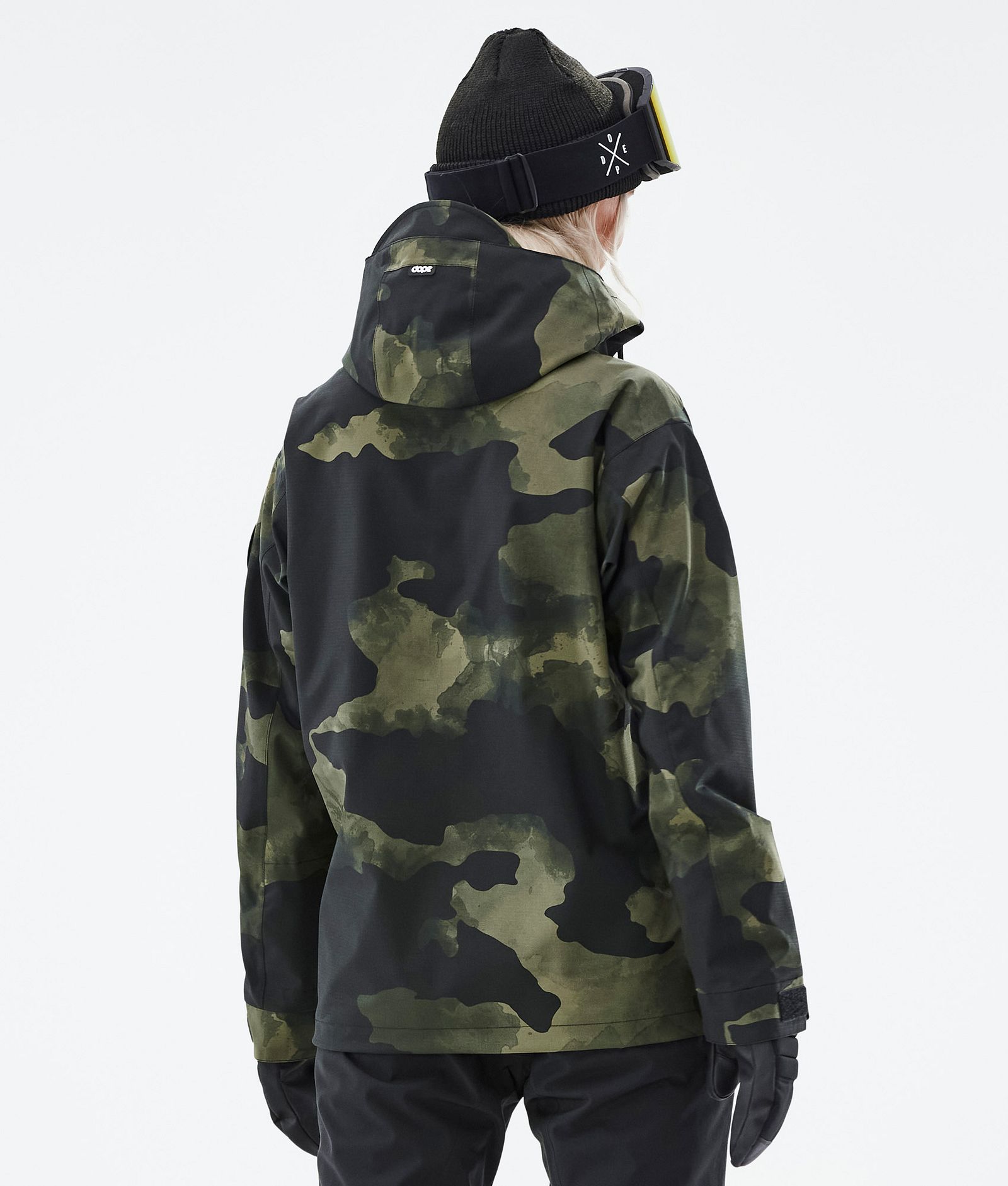 Dope Blizzard W 2022 Veste de Ski Femme Green Camo, Image 7 sur 9