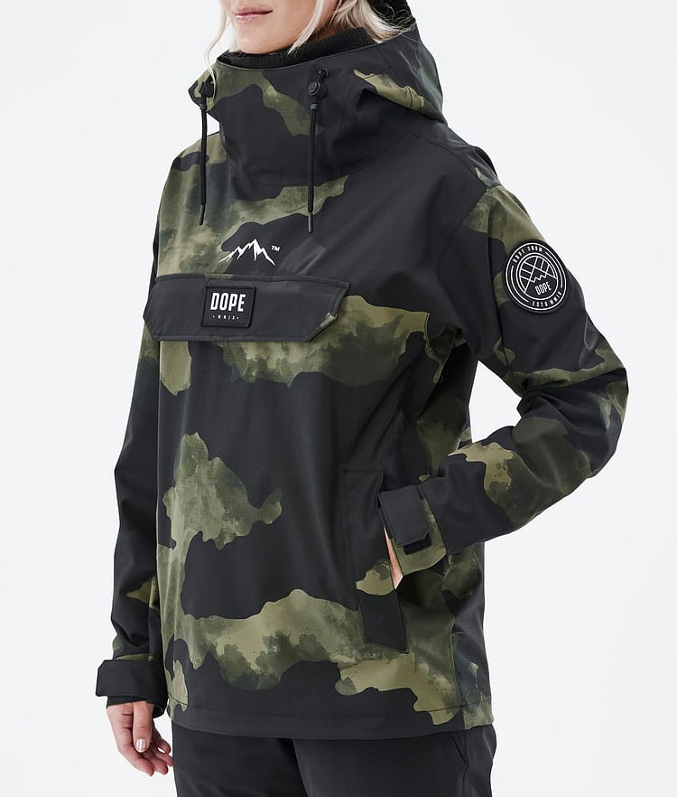 Dope Blizzard W 2022 Skijacke Damen Green Camo, Bild 8 von 9