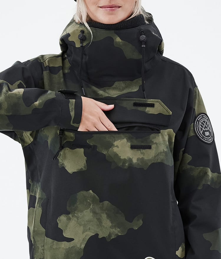 Dope Blizzard W 2022 Chaqueta Esquí Mujer Green Camo, Imagen 9 de 9