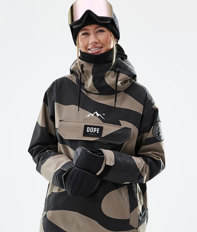 Dope Blizzard W 2022 Ski Jacket Women Pangea Walnut, Image 2 of 9