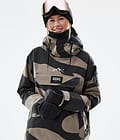Dope Blizzard W 2022 Ski Jacket Women Pangea Walnut