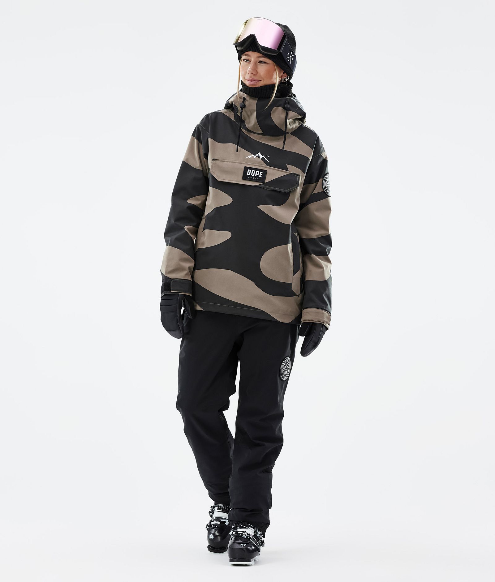 Dope Blizzard W 2022 Skijacke Damen Pangea Walnut, Bild 3 von 9