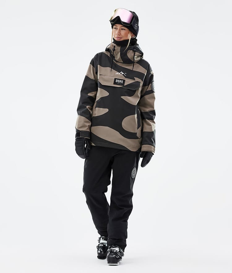 Dope Blizzard W 2022 Ski Jacket Women Pangea Walnut, Image 3 of 9