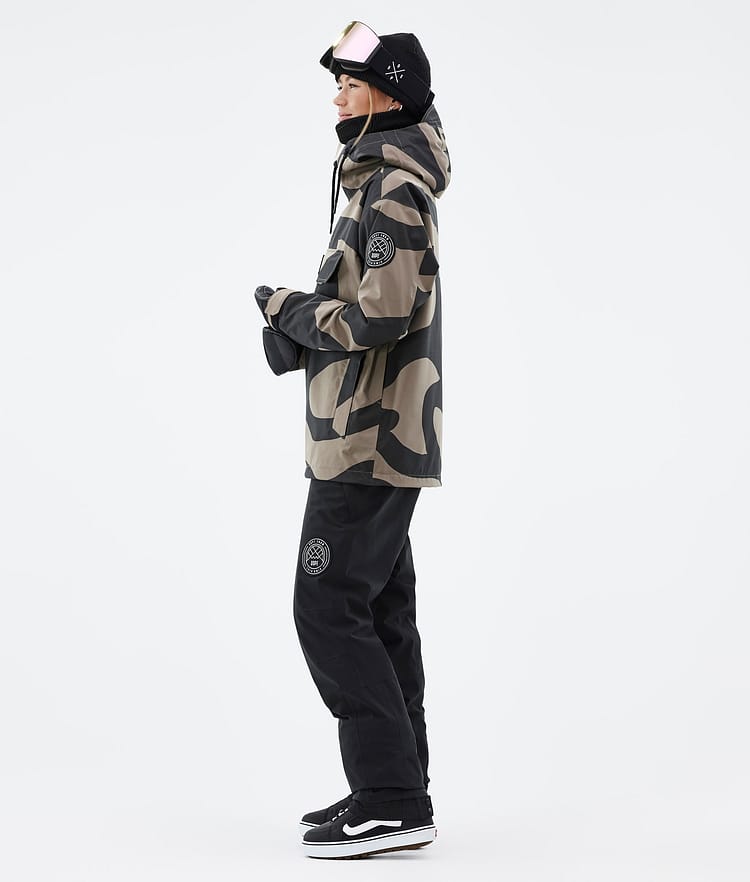 Dope Blizzard W 2022 Veste Snowboard Femme Pangea Walnut, Image 4 sur 9