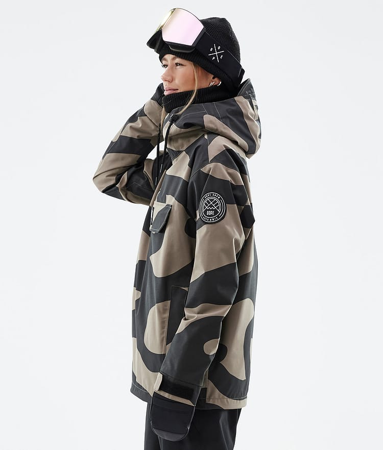 Dope Blizzard W 2022 Ski Jacket Women Pangea Walnut, Image 6 of 9