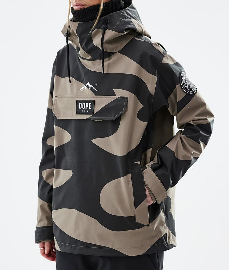 Dope Blizzard W 2022 Ski Jacket Women Pangea Walnut, Image 8 of 9