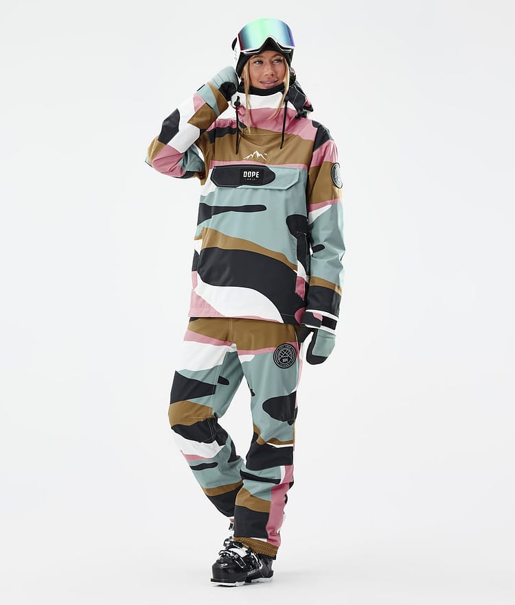 Dope Blizzard W Ski jas Dames Shards Gold Muted Pink, Afbeelding 2 van 8