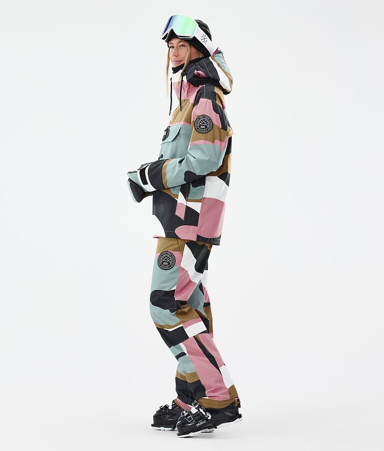 Dope Blizzard W Ski jas Dames Shards Gold Muted Pink, Afbeelding 3 van 8