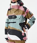 Dope Blizzard W Snowboardjacke Damen Shards Gold Muted Pink Renewed, Bild 7 von 8