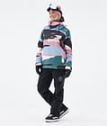 Dope Blizzard W 2022 Bunda na Snowboard Dámské Shards Light Blue Muted Pink Renewed, Obrázek 3 z 9