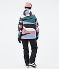 Dope Blizzard W 2022 Snowboard Jacket Women Shards Light Blue Muted Pink, Image 5 of 9