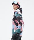 Dope Blizzard W 2022 Snowboardjakke Dame Shards Light Blue Muted Pink Renewed, Billede 6 af 9