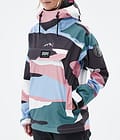 Dope Blizzard W 2022 Snowboard Jacket Women Shards Light Blue Muted Pink, Image 8 of 9