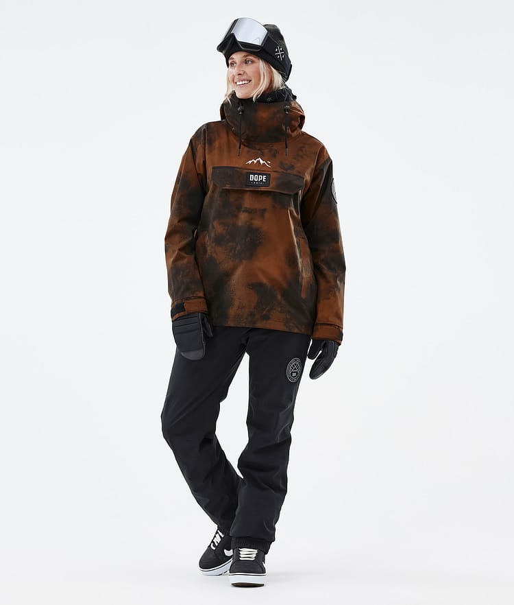 Dope Blizzard W 2022 Snowboardjakke Dame Smudge Orange, Billede 3 af 9